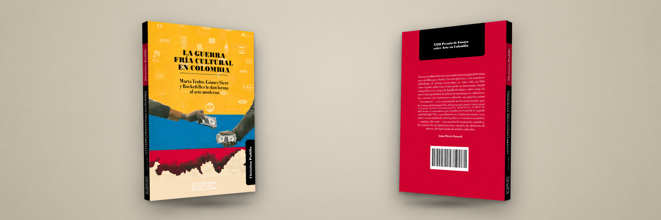 Portada y contraportada de La Guerra Fría Cultural en Colombia